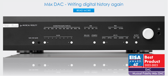 Musical Fidelity（音乐传真）M6x DAC高性能解码器