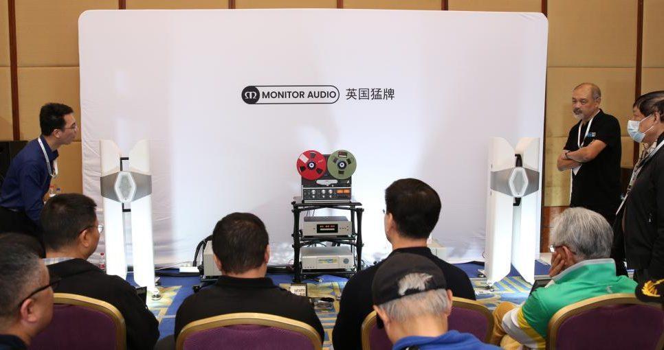 声杰音响联合《影音极品》，于上海SIAV 2024举办Monitor Audio HYPHN座地式音箱碟片鉴赏分享会