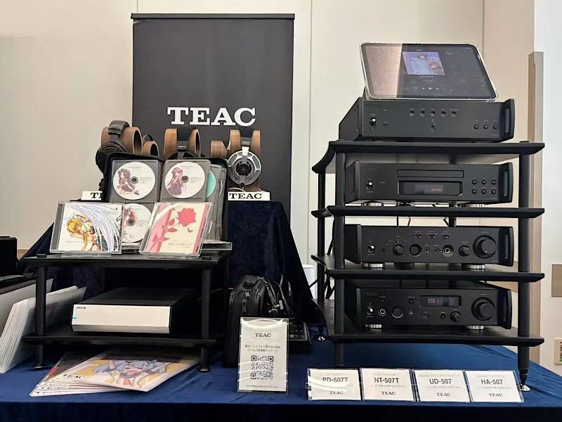 TEAC 全新 507 系列亮相东京耳机祭，双款全新数字转盘线下首秀圆满收官