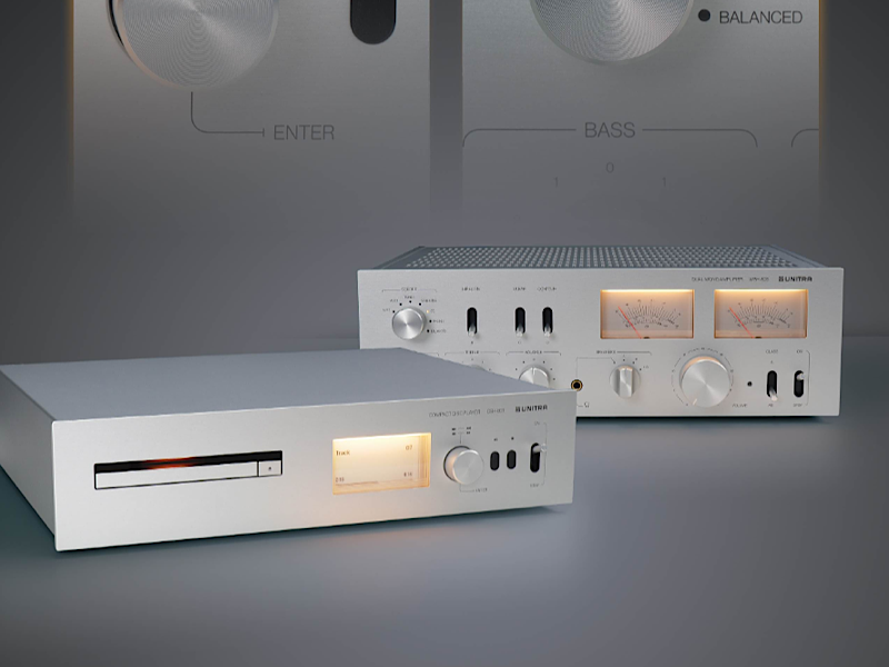 复古质感,精准原音——UNITRA CSH-801CD播放机和WSH-805旗舰合并式放大器